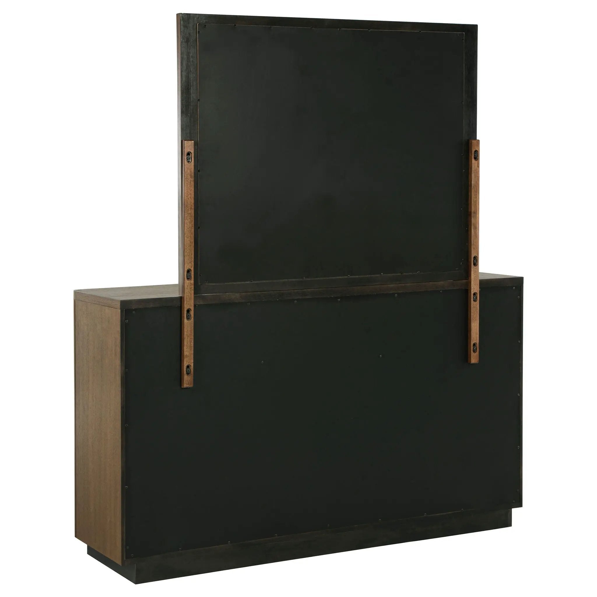 Terrace 6-drawer Dresser and Mirror Ash Brown by Unique Piece Furniture