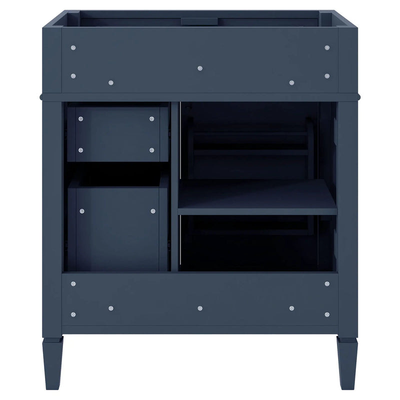 Bathroom Vanity With 2 Drawers And Tip-Out Drawer, Storage Cabinet by Unique Piece Furniture