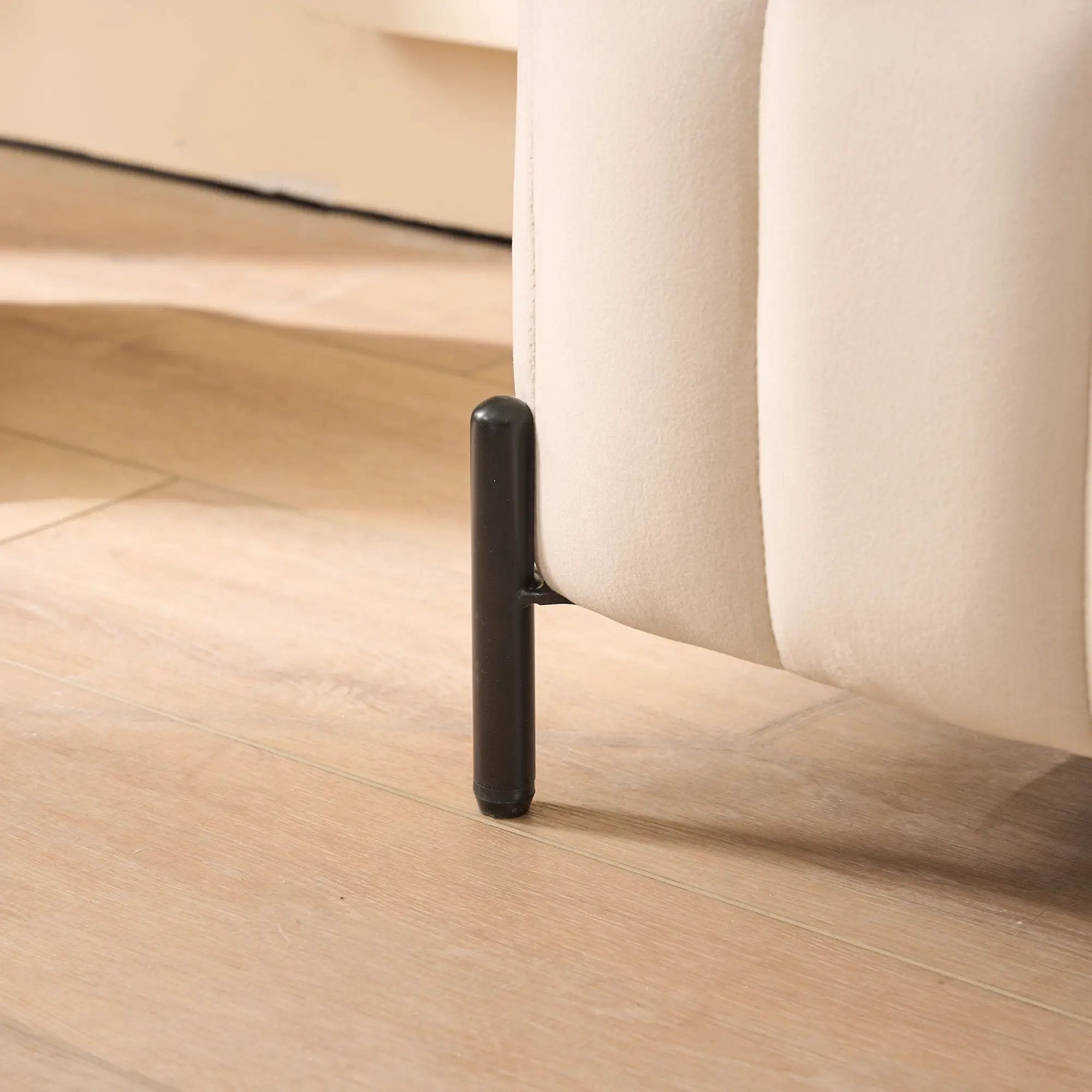 Wide Upholstered Storage Soft Bench Ottoman With Metal Legs by Unique Piece Furniture