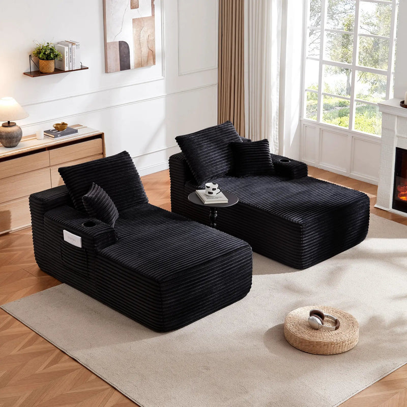 69" Cloud Sectional Couch by HouseOfZazla