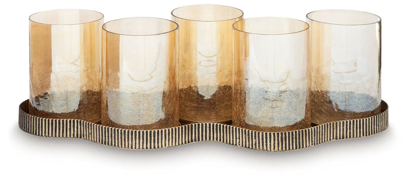 Evereton - Candle Holder - Antique Gold Finish by Unique Piece Furniture