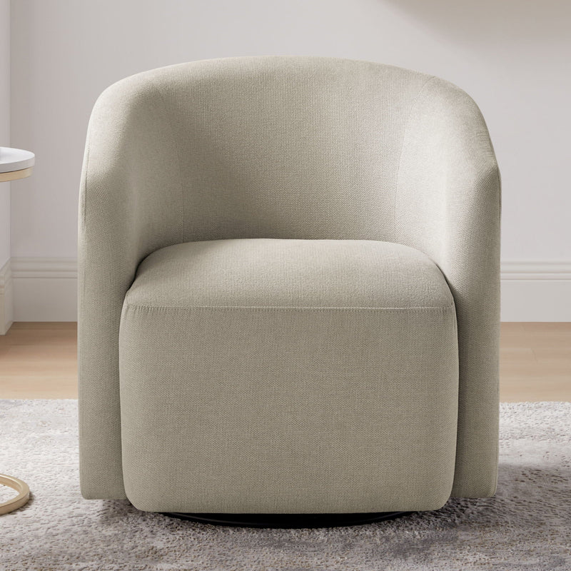 Ardena - Modern Swivel Barrel Chair by HouseOfZazla