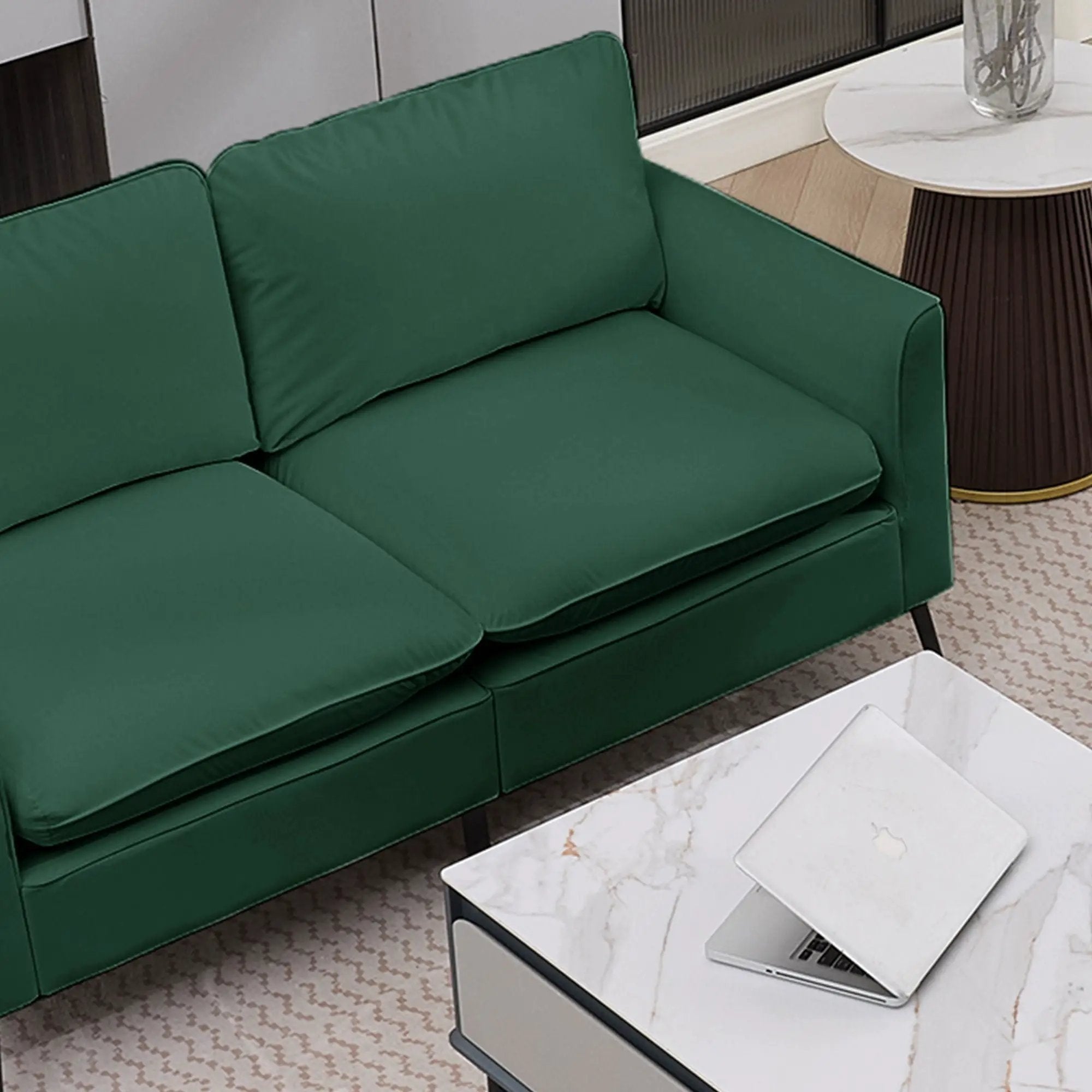 Upholstered Loveseat, For Living Room by HouseOfZazla
