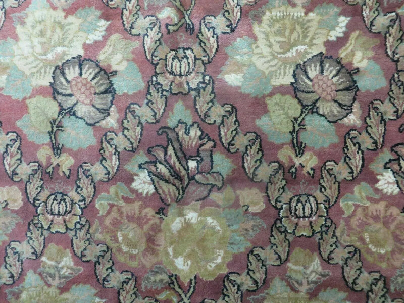 6' X 9' Handmade India Floral Oriental Wool Rug Carpet by Jewel Rugs