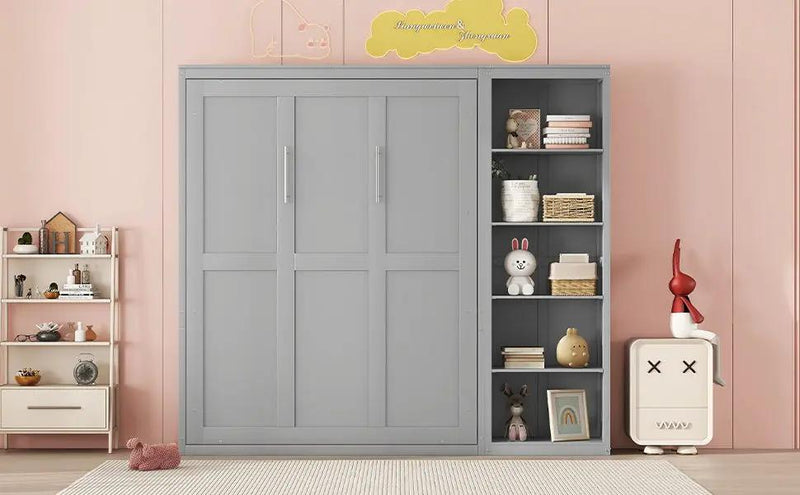 Murphy Wall Bed With Shelves by HouseOfZazla
