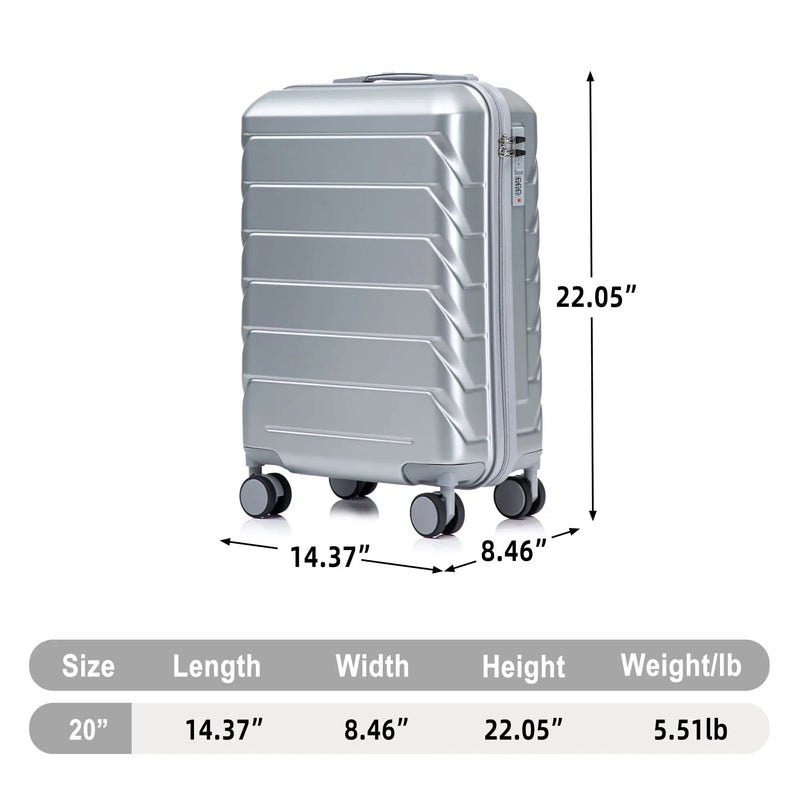 20 Inch ABS Hard Shell Travel Checked Luggage, photo 3 of 10