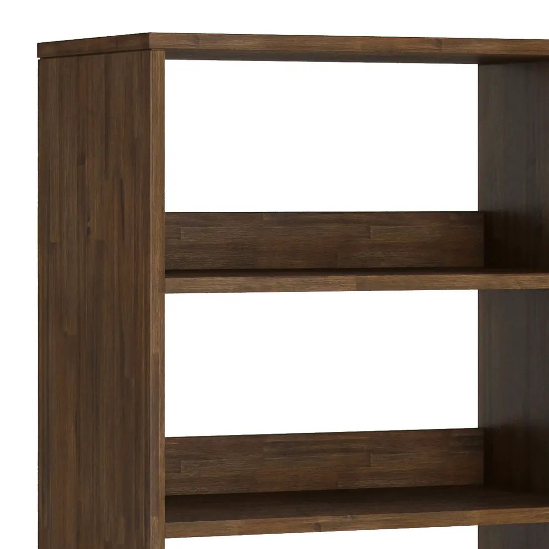 Chase - Tall Bookcase - Rustic Natural Aged Brown by Unique Piece Furniture