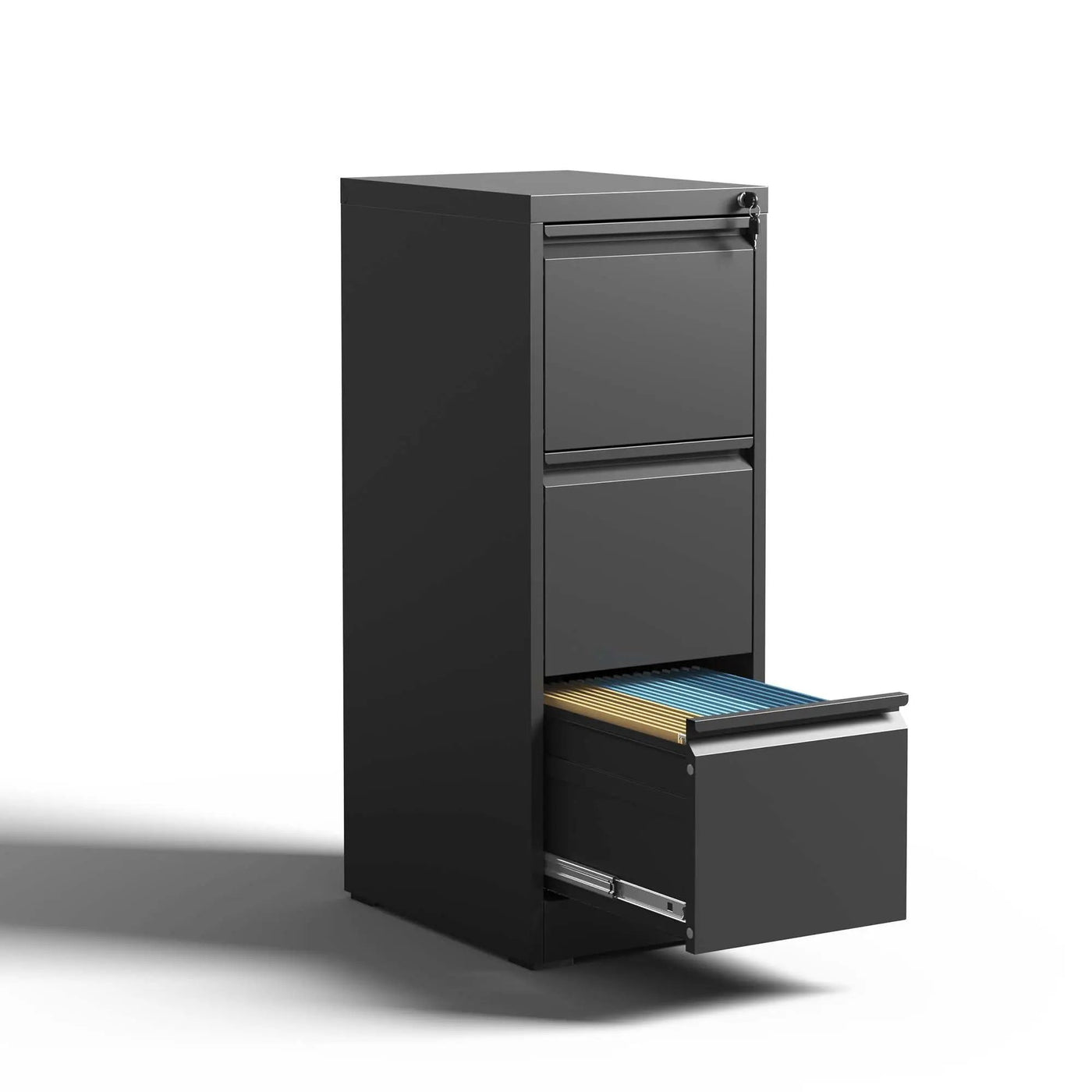 Steel Drawer Vertical File Cabinet With Lock For A4 Legal / Letter Size by HouseOfZazla