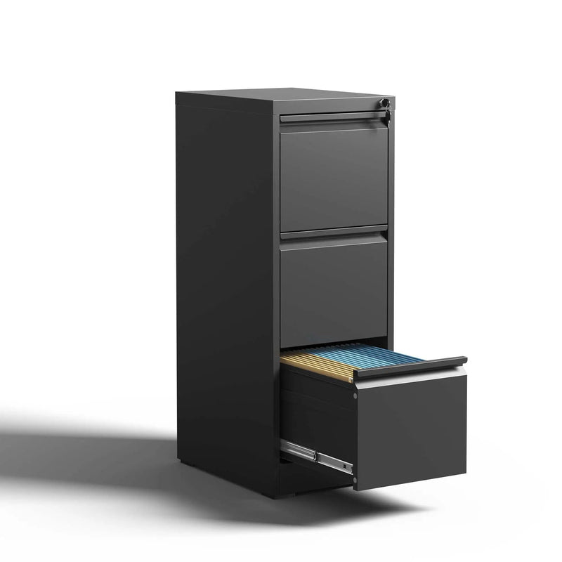 Steel Drawer Vertical File Cabinet With Lock For A4 Legal / Letter Size by HouseOfZazla