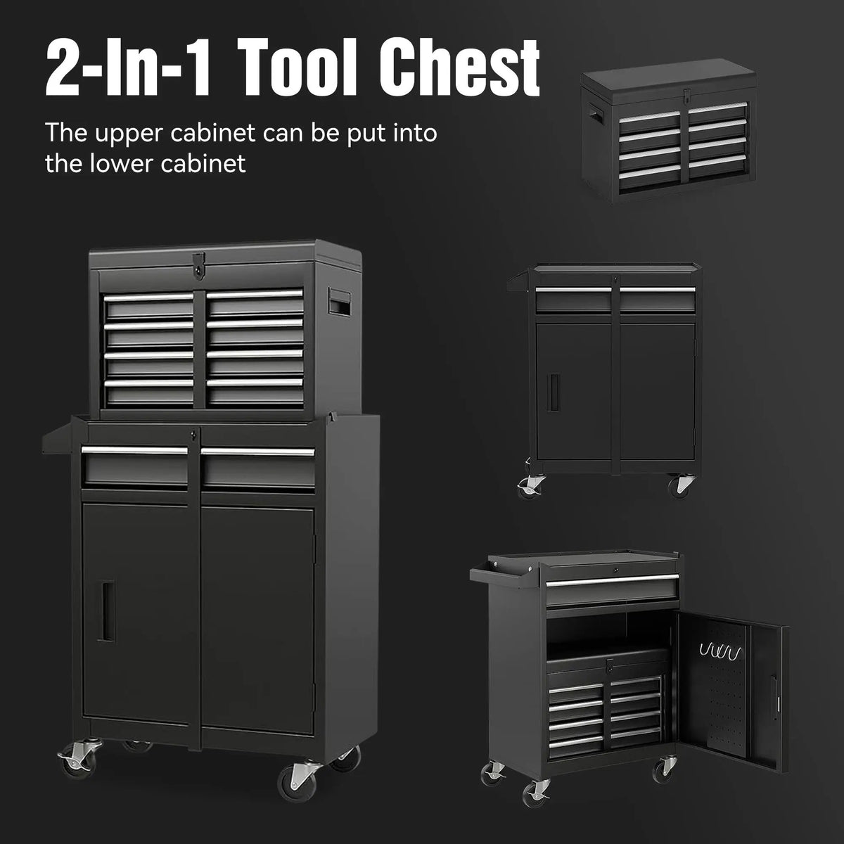 5-Drawer Rolling Tool Storage Cabinet by HouseOfZazla