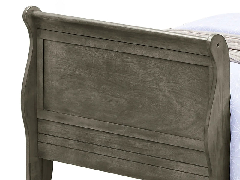 Panel Sleigh Bed by HouseOfZazla