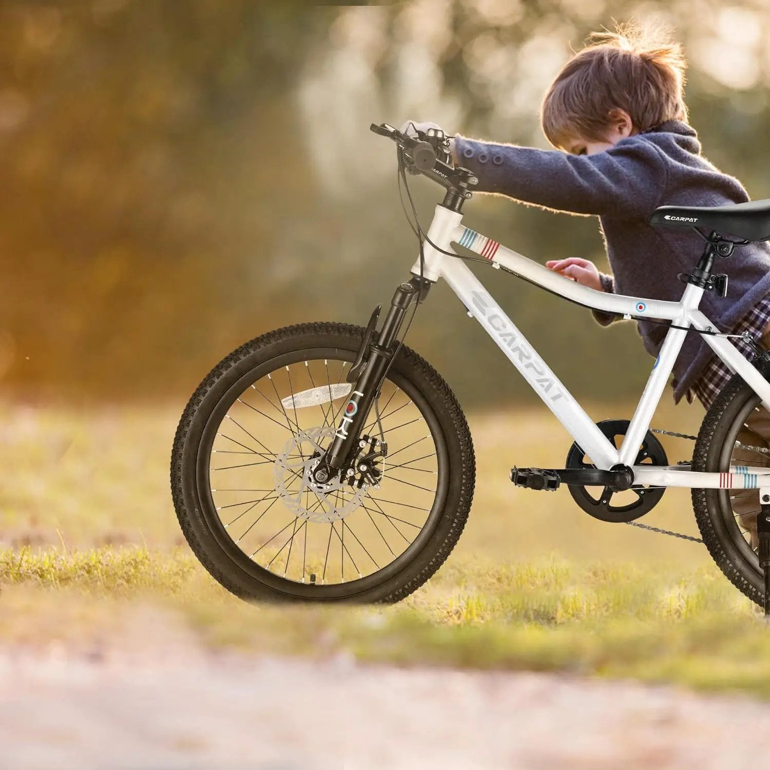 S20101 20" Kids' Bike, Boys Girls Mountain Bike Ages 8-12, 7 Speed Teenager Children Kids' Bicycles, Front Suspension Disc Brake Rear V-Brake, High Steel Frame by HouseOfZazla