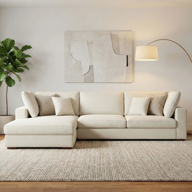 Charlie - Upholstered Deep Seater Sectional Sofa by Unique Piece Furniture