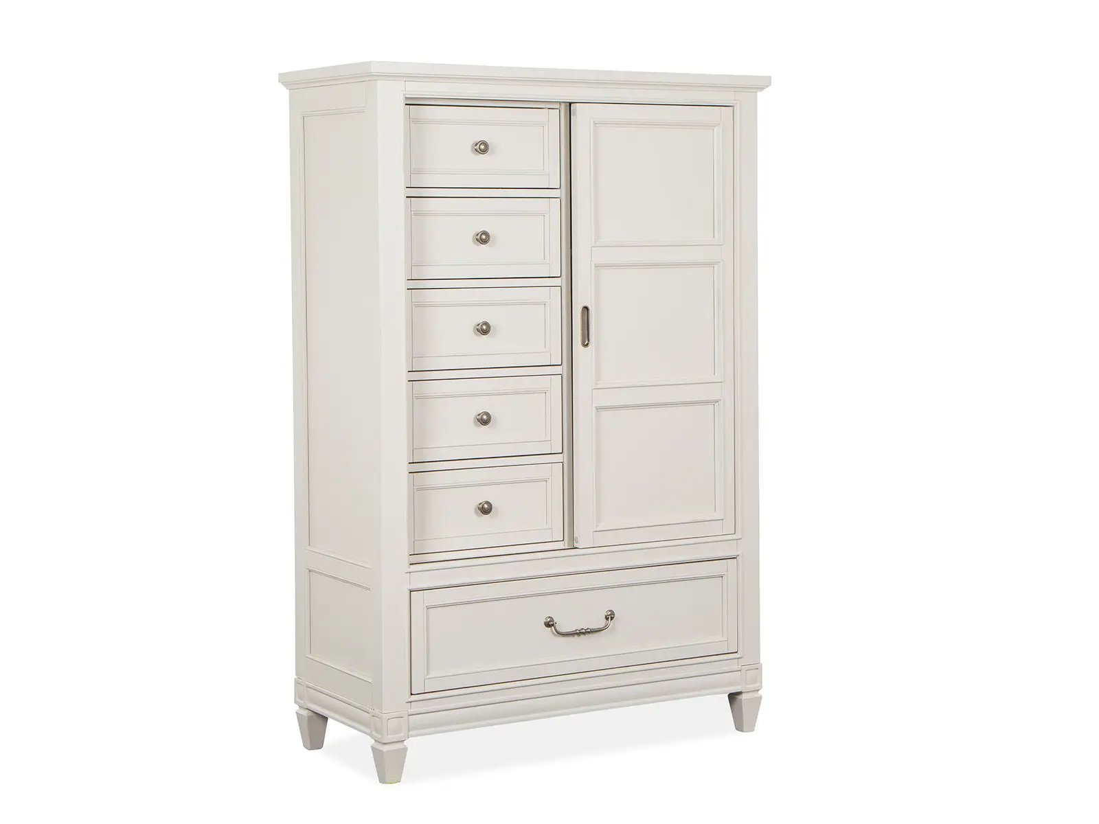 Willowbrook - Door Chest - Egg Shell White With Slight Rub Through by Unique Piece Furniture
