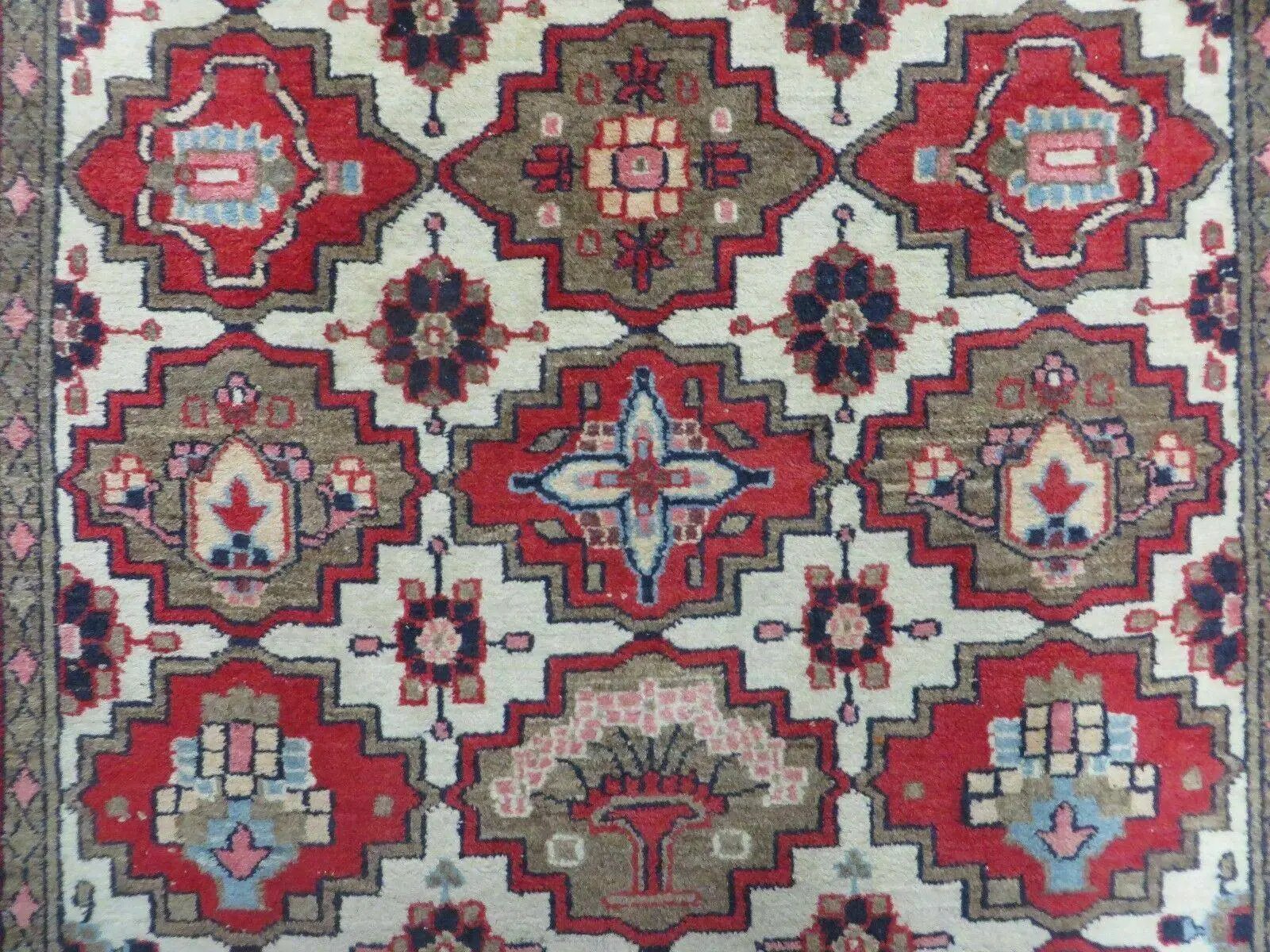 4' X 6' Antique Handmade Turkish Anatolian Wool Rug Vegetable Dyes by Jewel Rugs