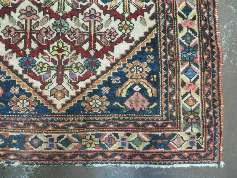 3' 3"X 10' Antique Handmade Caucasian Shirvan Wool Runner Rug Nice by Jewel Rugs