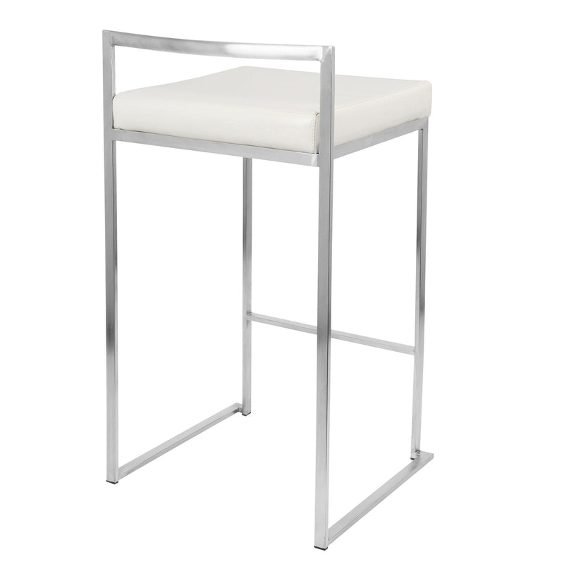 Fuji - Contemporary, Stackable Elegant Counter Stool (Set of 2) by HouseOfZazla