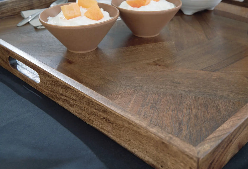 Heddford - Tray - Brown by Unique Piece Furniture