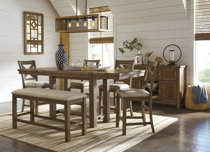 Moriville - Double UPH Bench - Beige by Unique Piece Furniture
