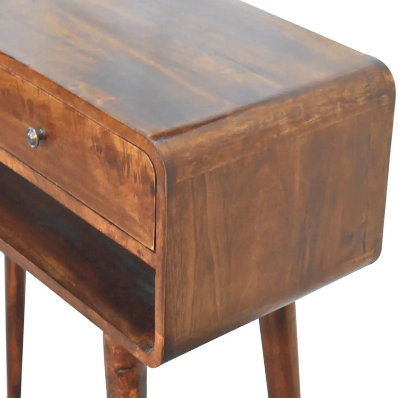 Sonata - Chestnut Console Table by HouseOfZazla