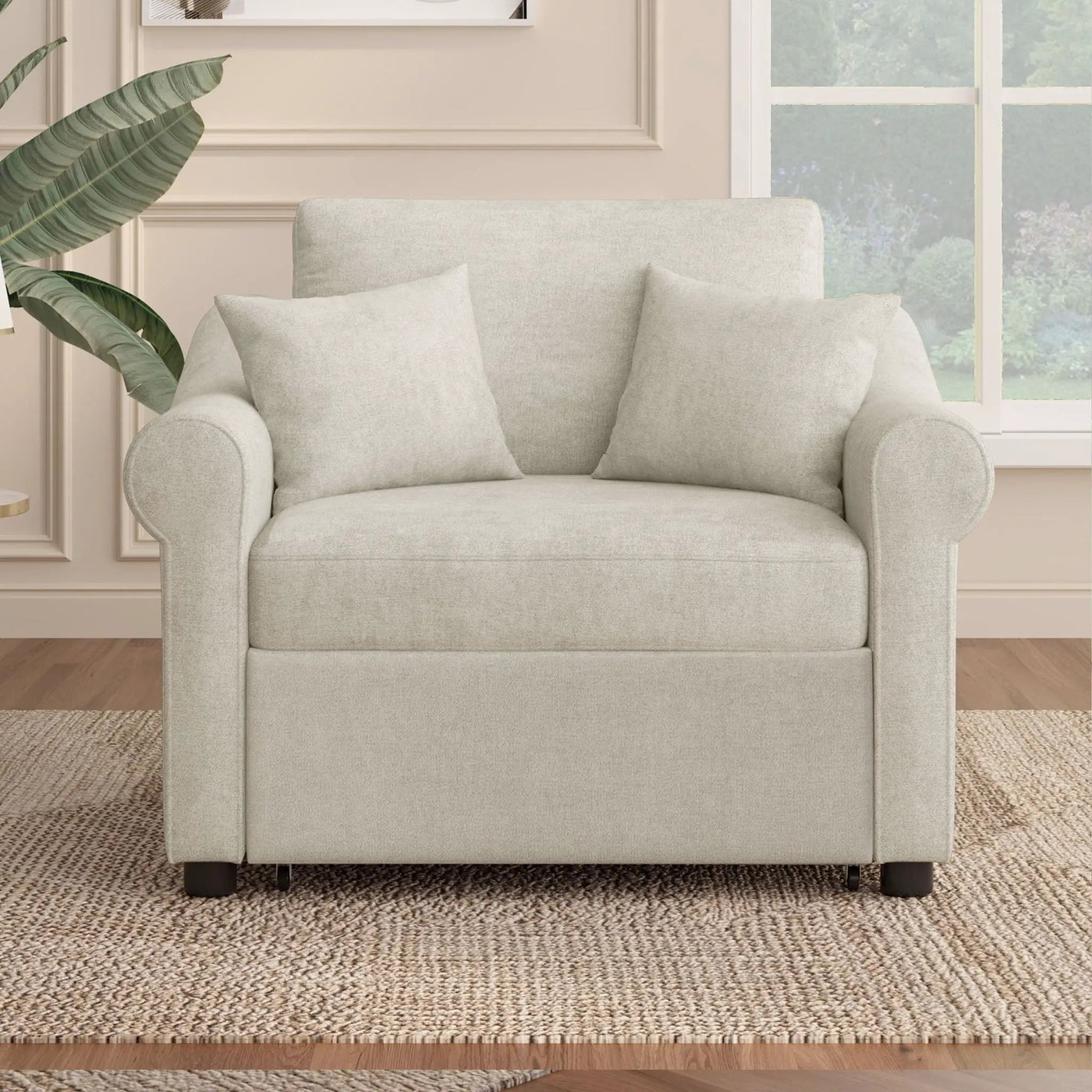 Convertible Sleeper Chair With Adjustable Backrest by HouseOfZazla