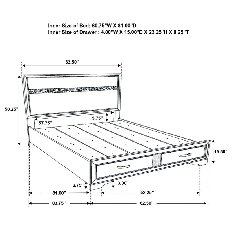 Orchid - Storage Panel Bed by HouseOfZazla