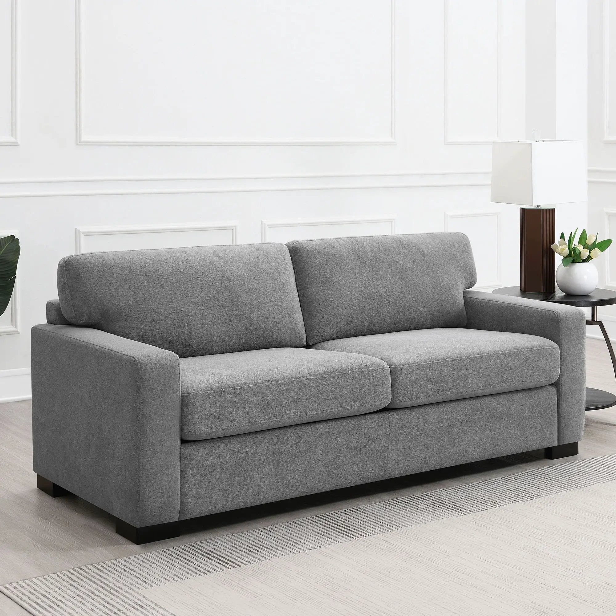 Vicente - Sleeper Sofa With Queen Mattress - Gray by HouseOfZazla