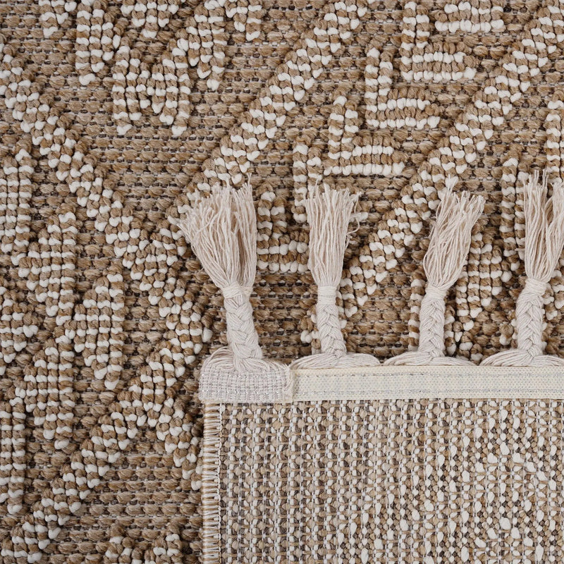 Guros - 8' X 10' Traditional Indoor / Outdoor Area Rug - Natural by Unique Piece Furniture