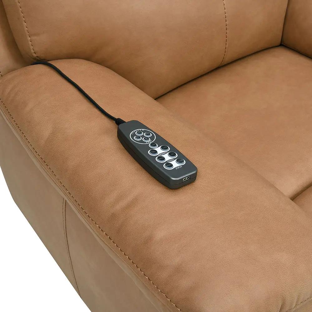 Chavis - Power Motion Recliner With USB & Power Headrest - Brown by Unique Piece Furniture