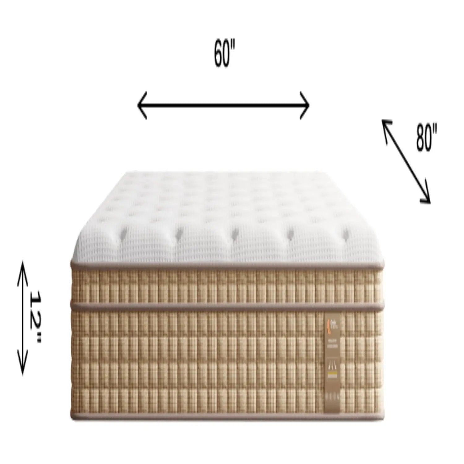 12" Hybrid Mattress With Innersprings & Gel Memory Foam by HouseOfZazla