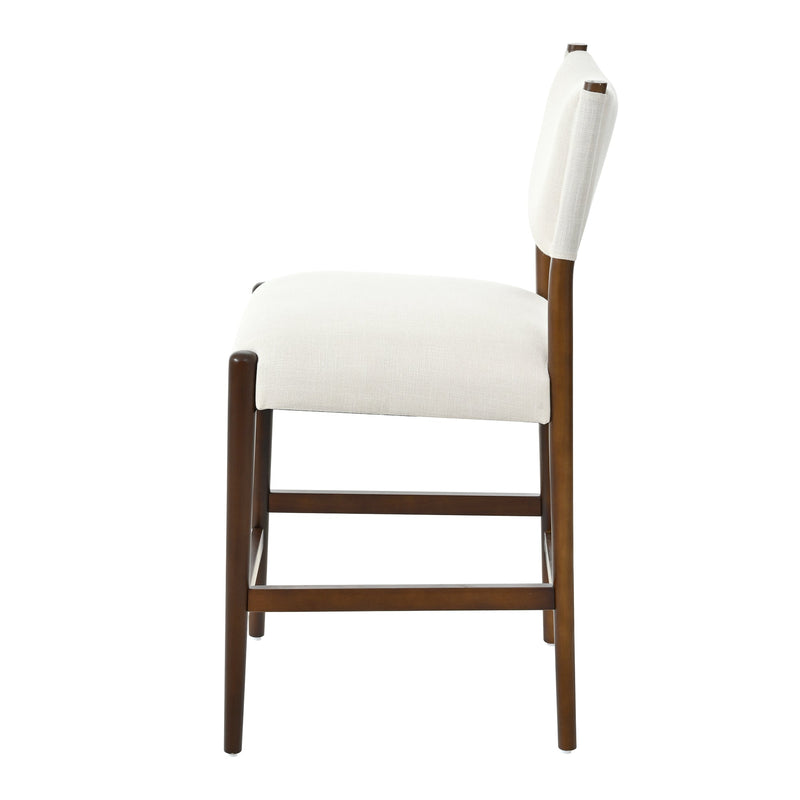 26.4" Solid Wood Counter Height Barstools, Modern Bar Stools Set of 2 by HouseOfZazla