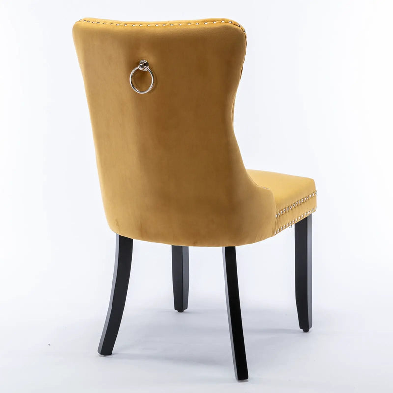 Nikki - High-End Tufted Dining Chair (Set of 2) by HouseOfZazla