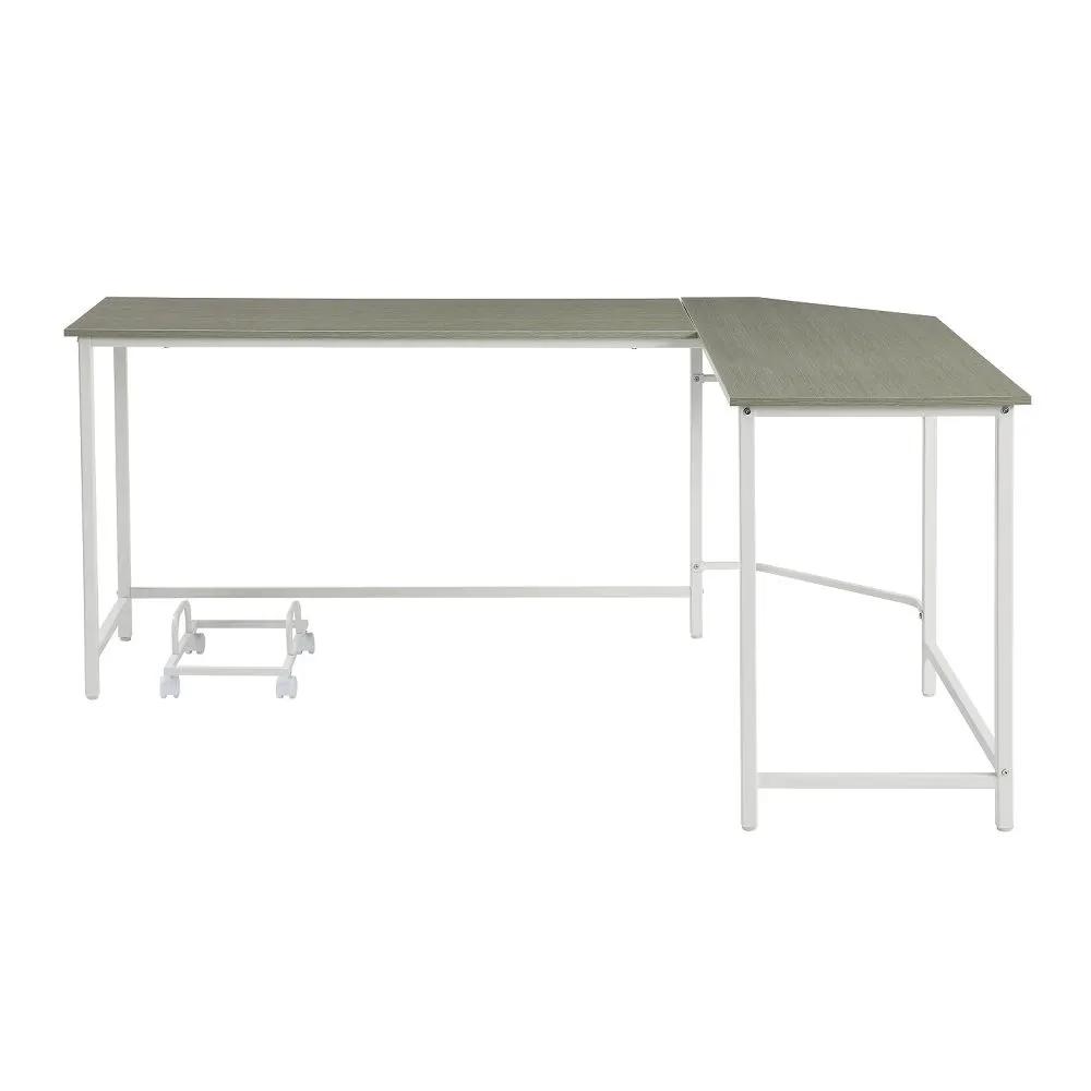 Bambina - Computer Desk - Gray & White by Unique Piece Furniture