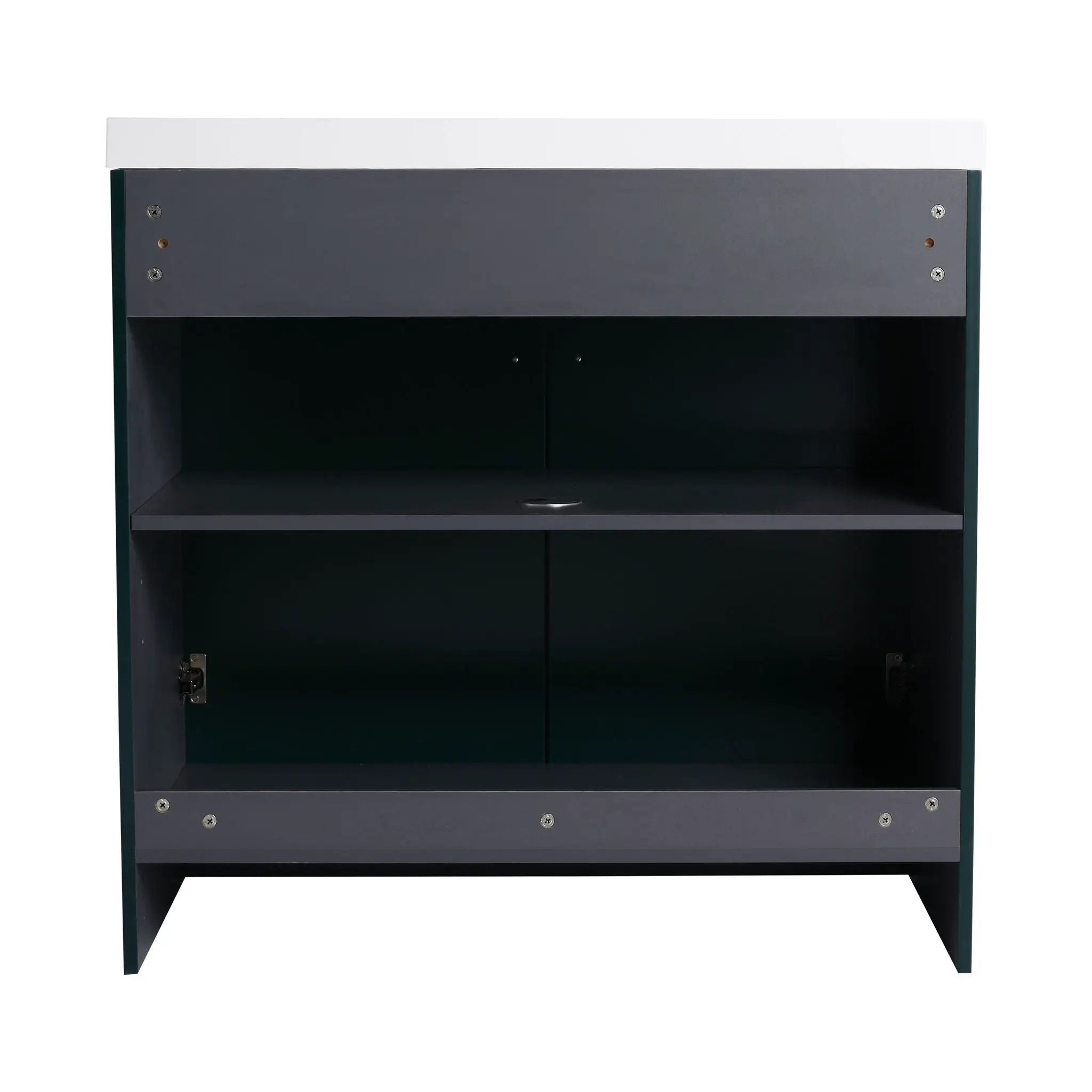 Modern Freestanding Bathroom Vanity With Soft Close Cabinet Doors by HouseOfZazla