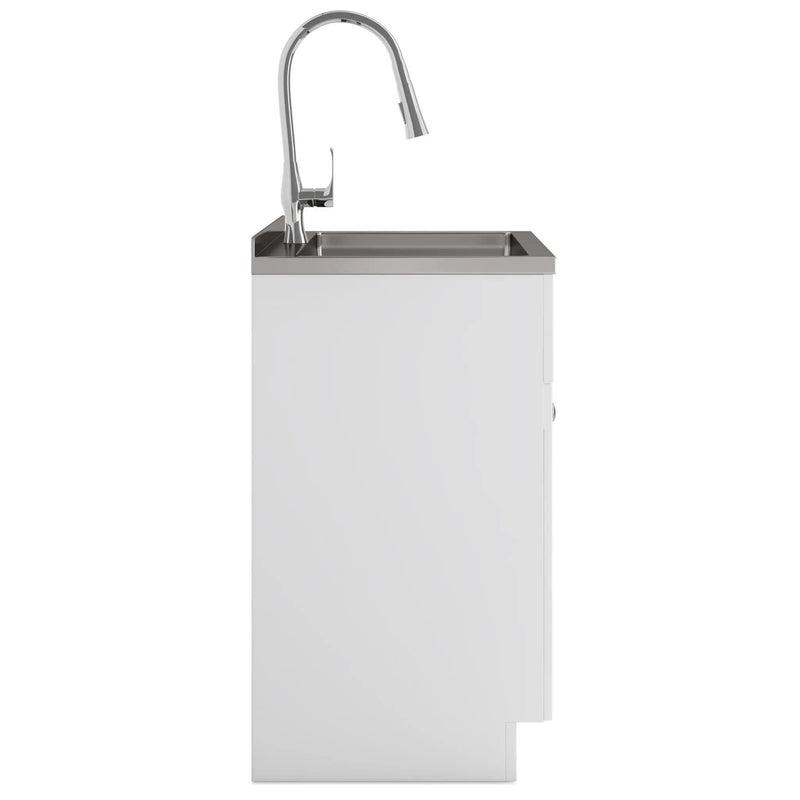 Beckham - Laundry Cabinet & Faucet And Stainless Steel Sink by Unique Piece Furniture
