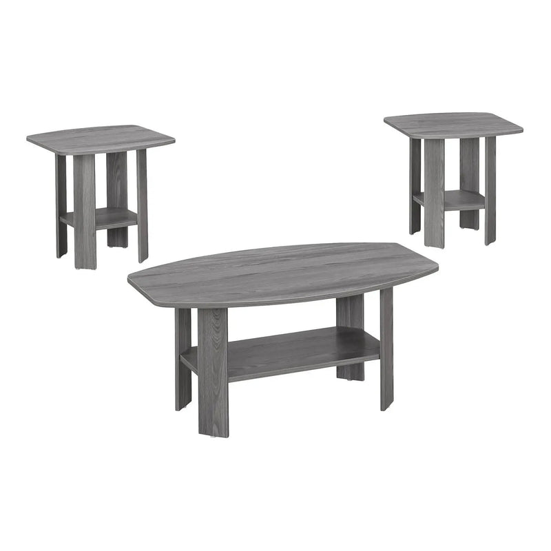 Table Set, Coffee, End, Side, Accent For Living Room (Set of 3) by Unique Piece Furniture