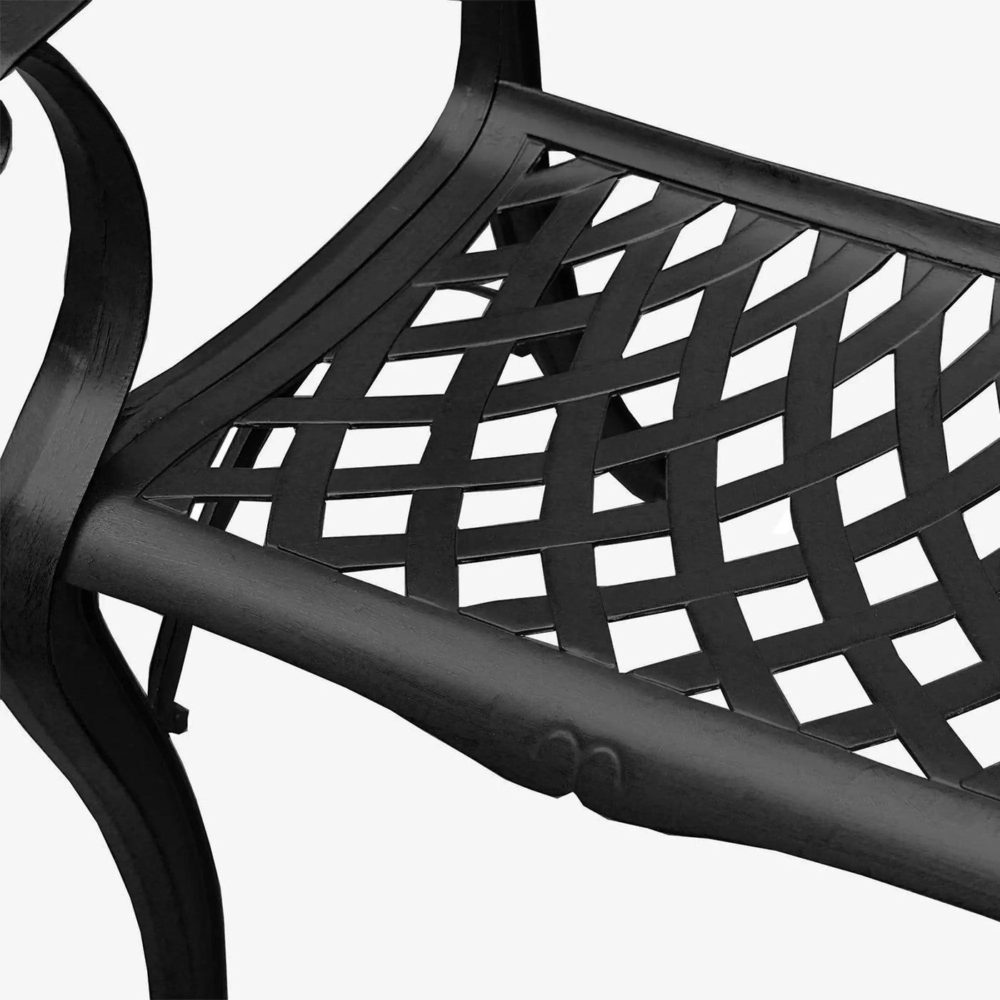 Outdoor Aluminum 5pc Round Patio Dining Set with Four Chairs by Sharicks