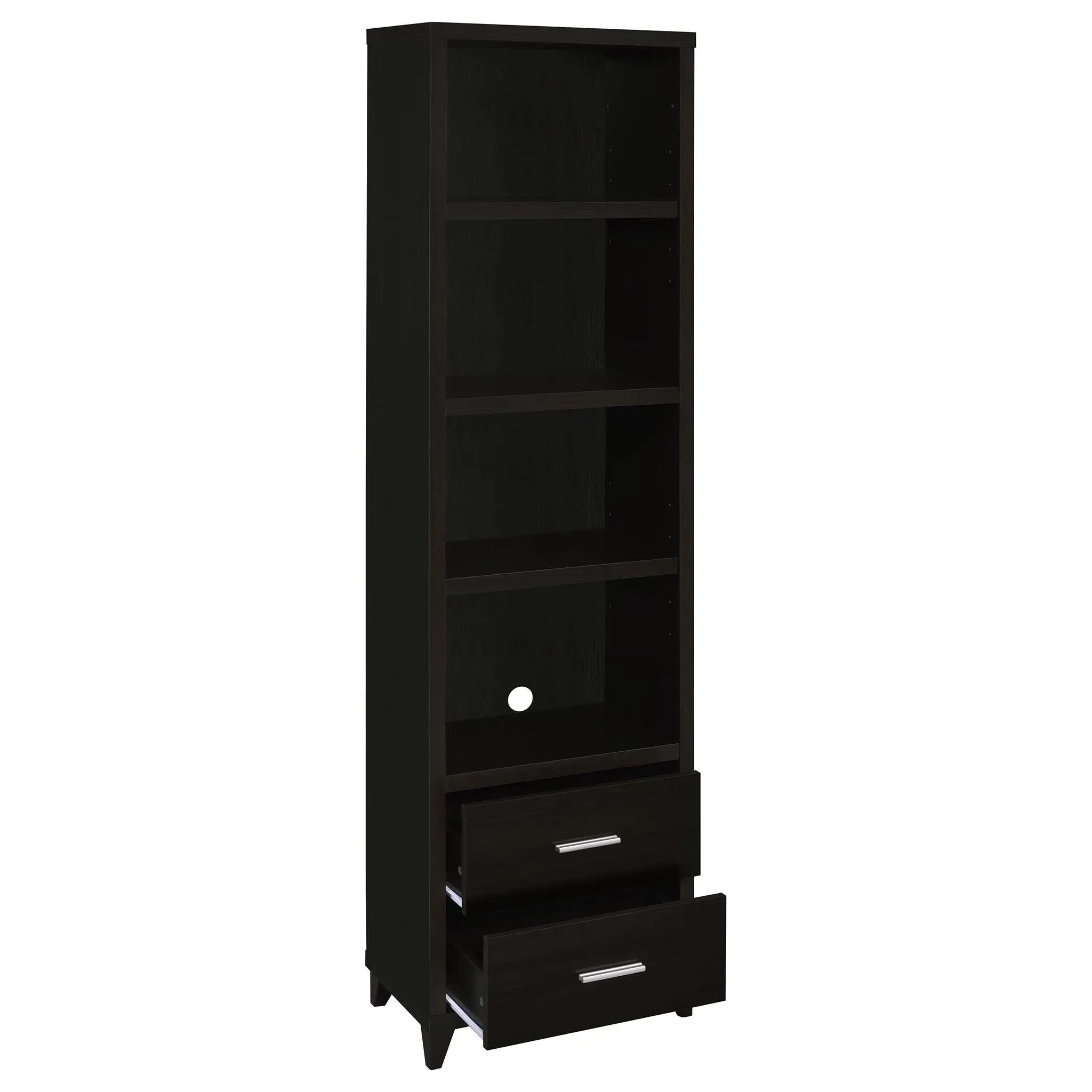 Barnaby - 4 Piece Rectangular Entertainment Center - Cappuccino