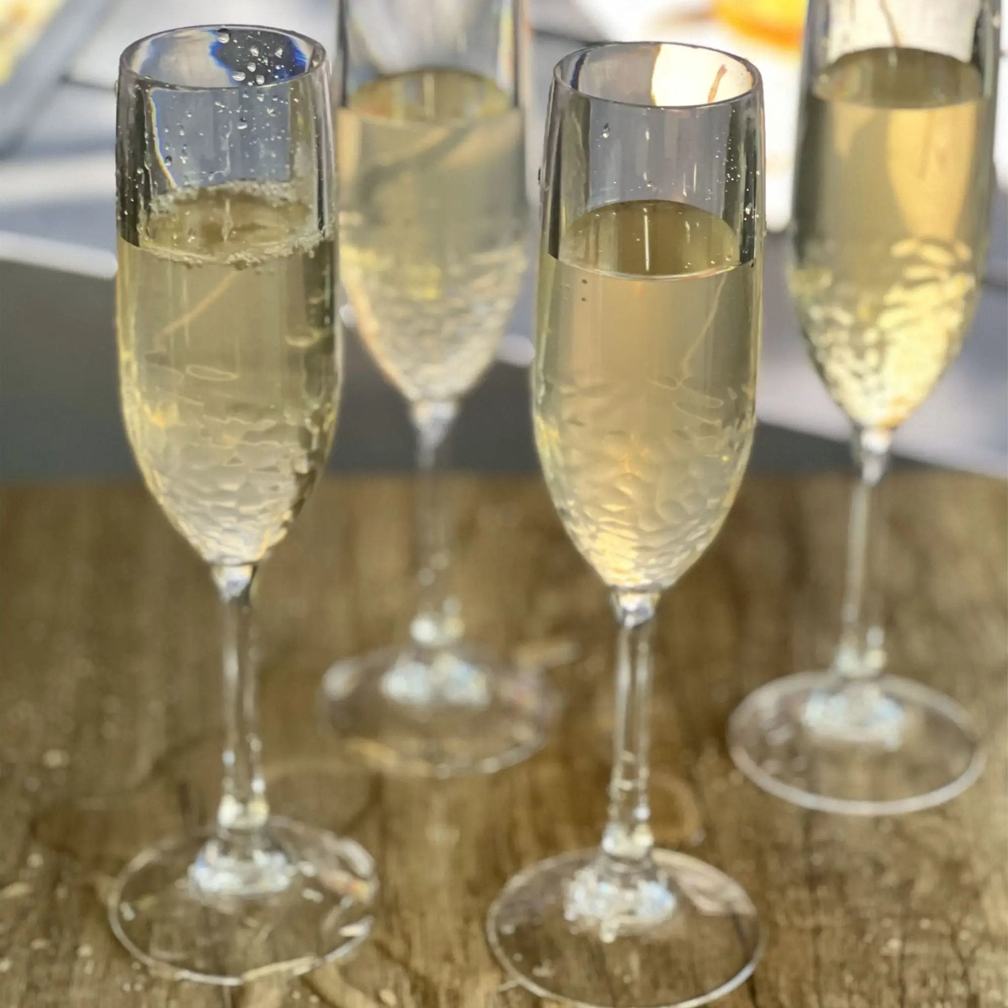 Tritan Lexington - Unbreakable Plastic Champagne Flutes, Durable Glass Alternative (Set of 4), 6Oz - Clear by HouseOfZazla