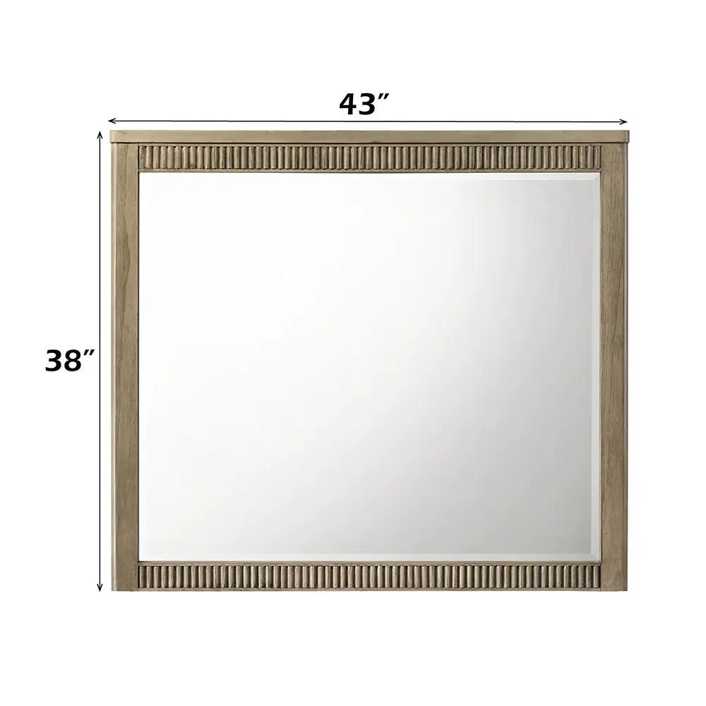 Lakkari - Mirror - Antique Oak by Unique Piece Furniture