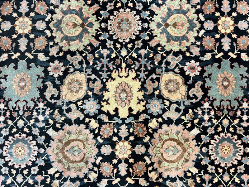 Karastan Rug 8 x 11.7, Karastan Williamsburg Kurdish Pattern 559, Wool Pile Vintage Karastan Carpet, Discontinued, Room SIzed Area Rug by Jewel Rugs