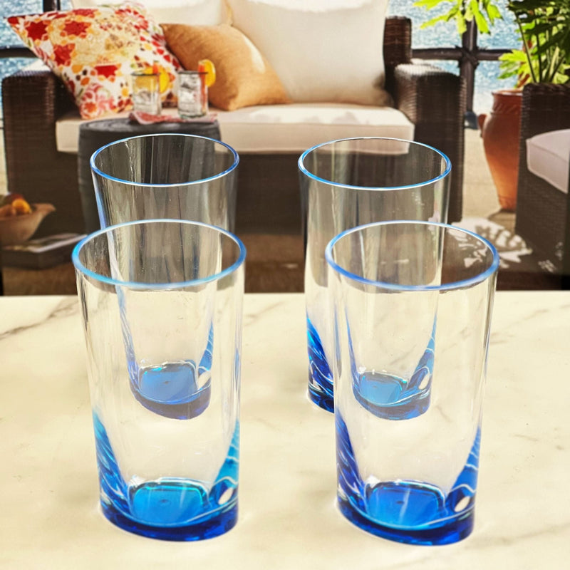 Leading Ware Oval Halo Acrylic Glasses Drinking Set by HouseOfZazla