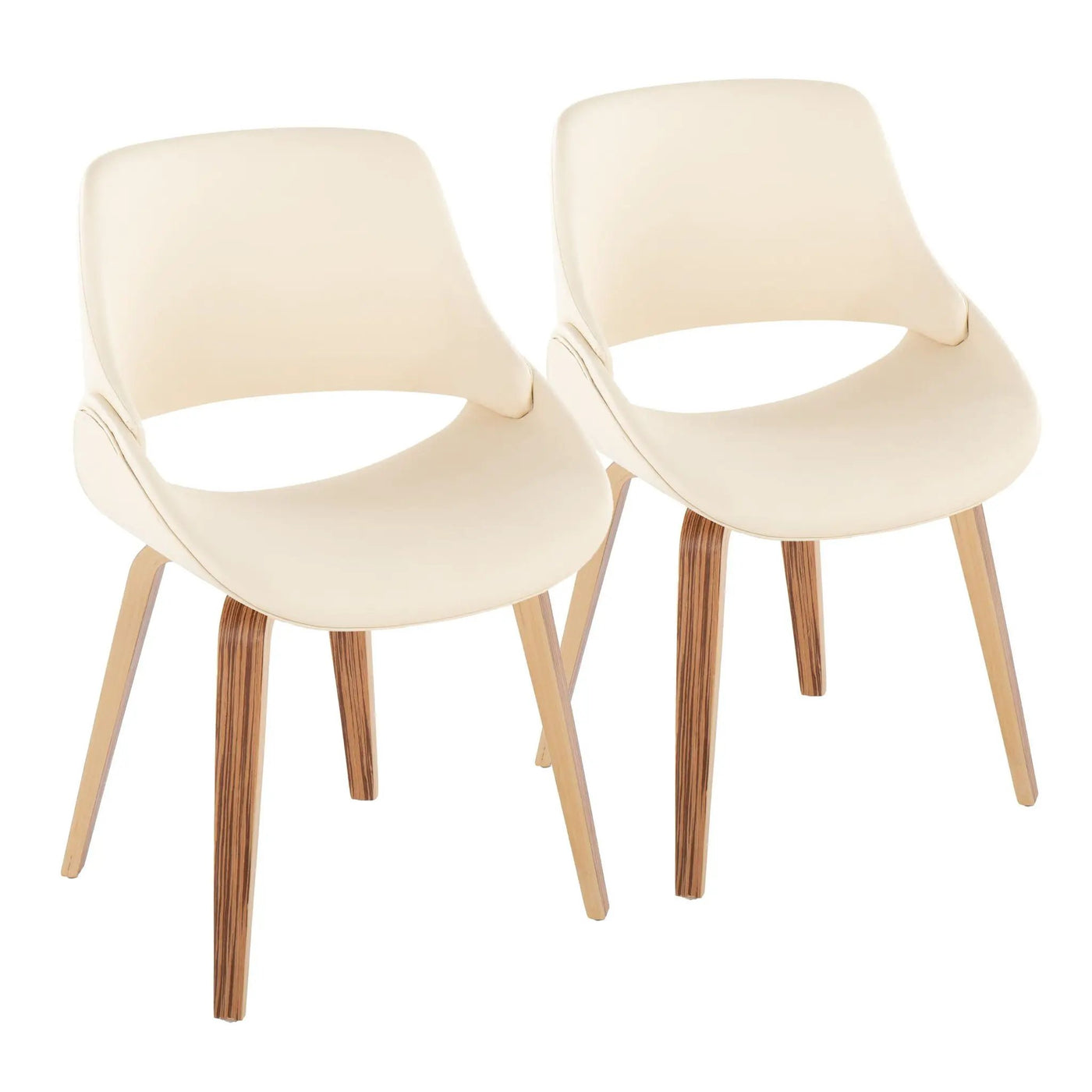 Fabrico - Mid Century, Modern Dining Chair (Set of 2) by HouseOfZazla