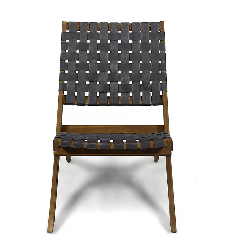Kayla Outdoor Foldable 2 Seater Chat Set - Brown / Gray by HouseOfZazla