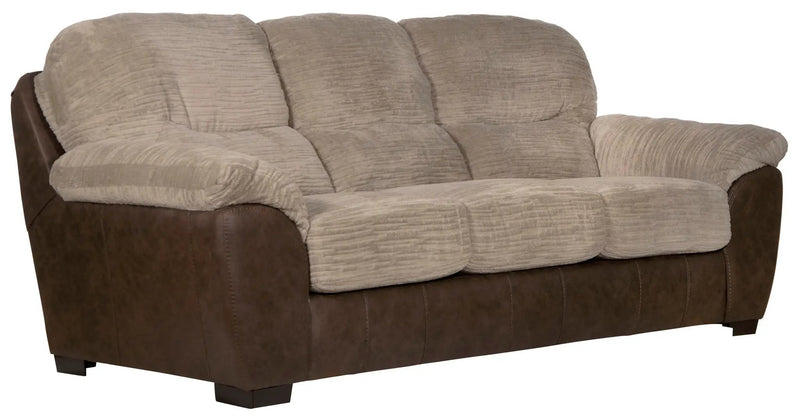 McMahon - Sofa With Drop Down Table - Bark by Unique Piece Furniture