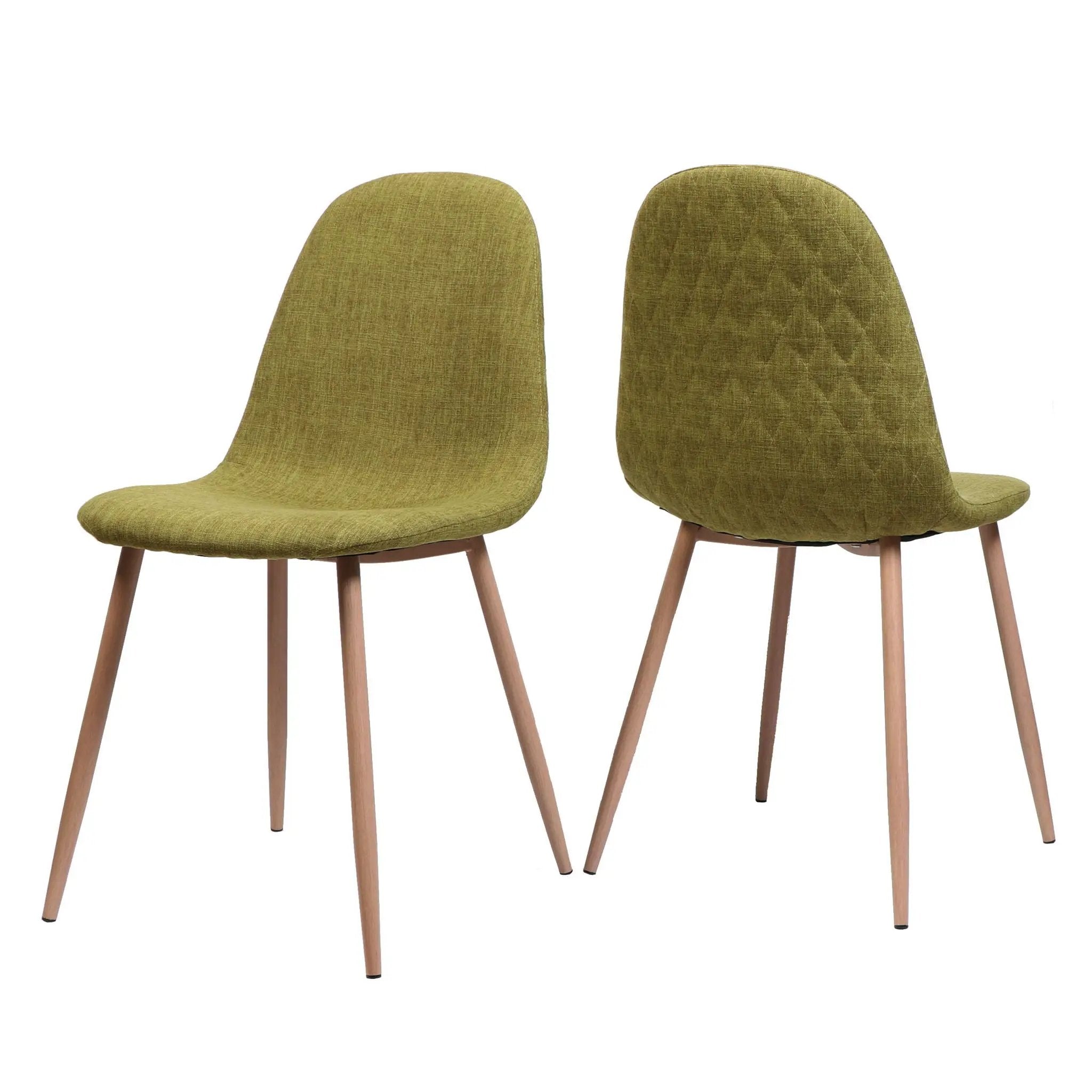 Elegant Dining Chair Set With Fabric by HouseOfZazla