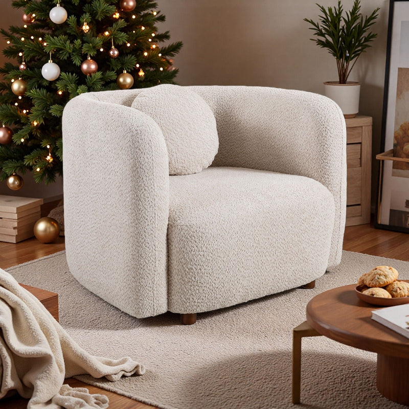 Japandi Style Accent Square Chair by HouseOfZazla