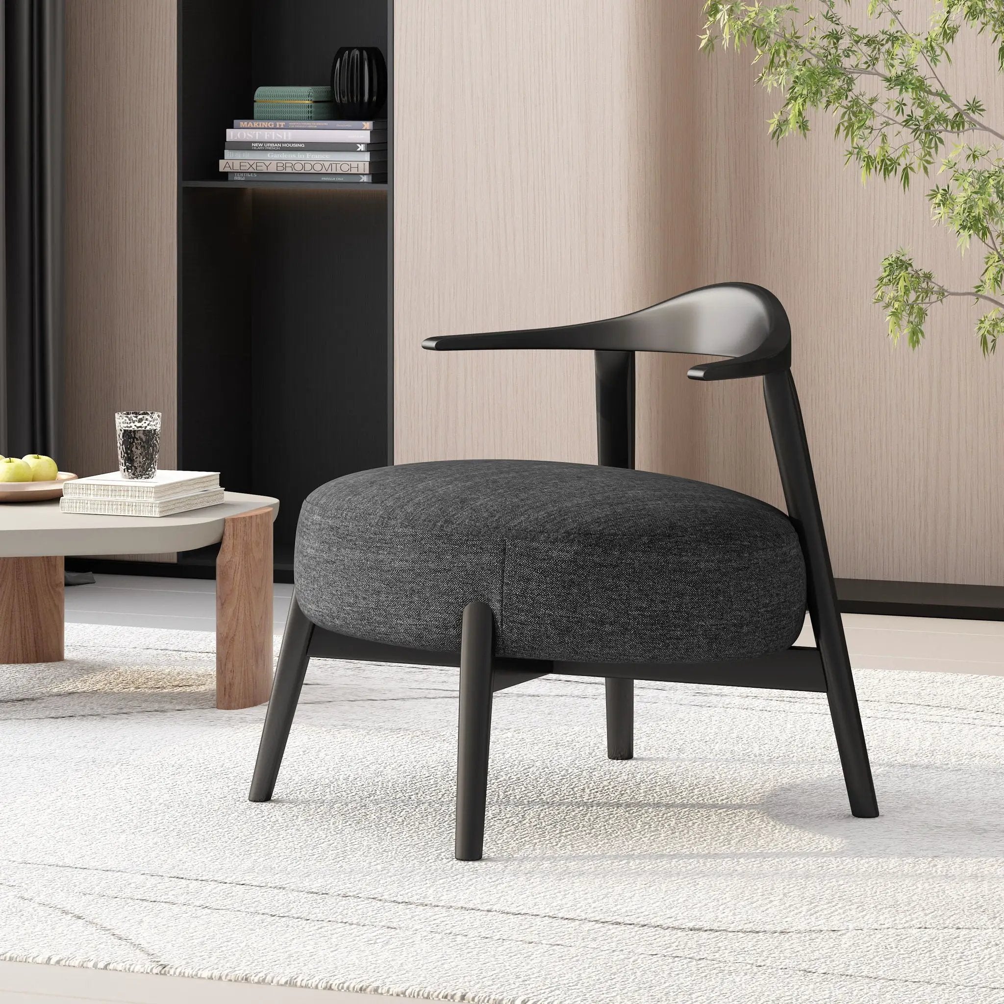 Modern Living Room Upholstered Accent Chair by HouseOfZazla