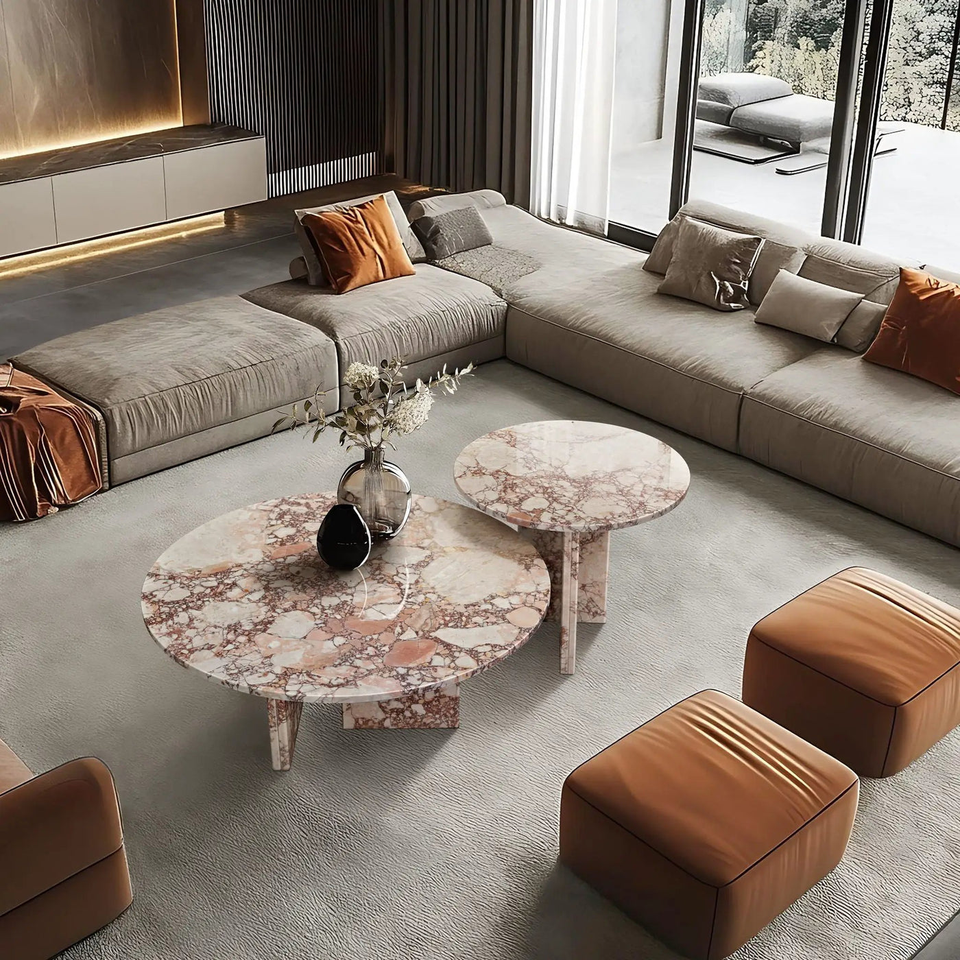 Elegant Coffee Duo Table Set by HouseOfZazla