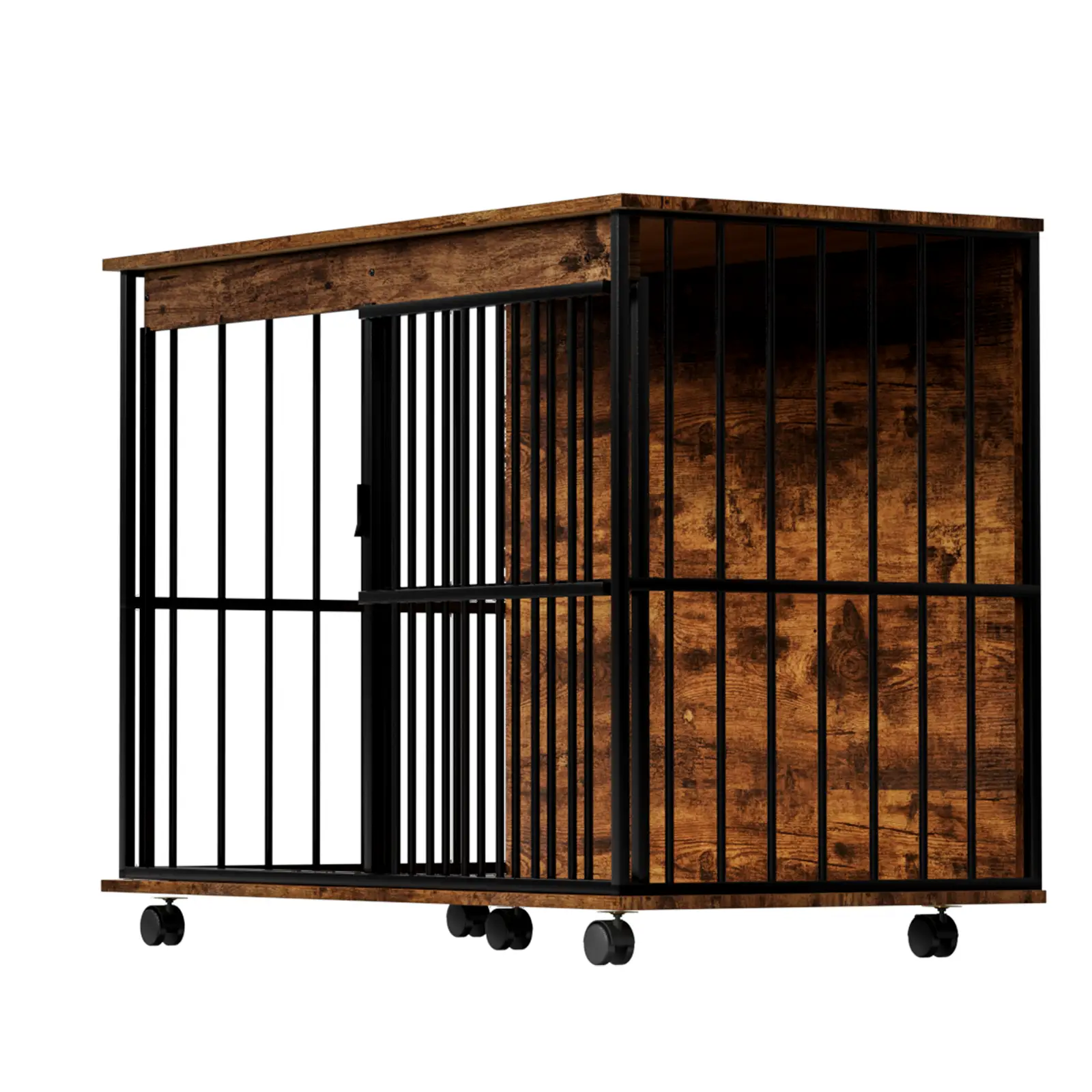 Large Wooden Dog Crate Furniture by HouseOfZazla